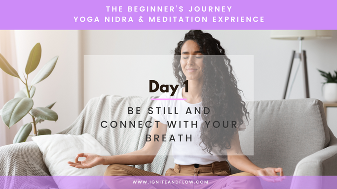 🌿 Day 1 🧘♀️ GUIDED MEDITATION - CONNECT - Be Still and Connect With Your Breath.